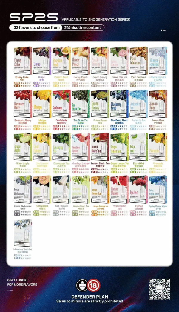 SP2S煙彈  一代✨3顆入  （限時優惠活動 買10盒送1盒）