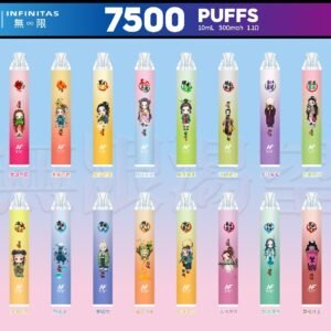 INF一次性電子煙 鬼滅之刃 500mAh｜7500Puffs【全新升级20款口味】